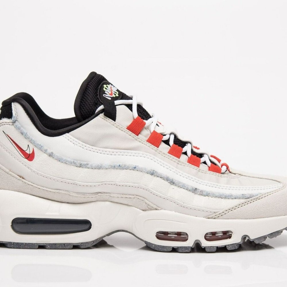 Nike Air Max 95 SE ( Light Bone/Habanero Red). Brand New. Mens Size: 9.5 - 12. - Picture 7 of 10
